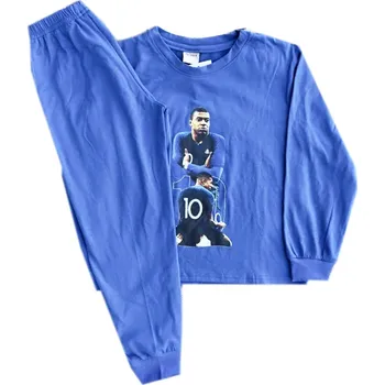 Chlapecké pyžamo Numberoplus Fotbalové dětské pyžamo - Kylian Mbappé 10 Velikost: 6. let (vel.98 )