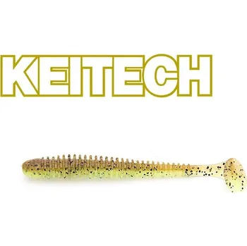 Umělá nástraha Gumová Nástraha Keitech Swing Impact 3", 7,5cm Green Pumpkin / Chartreuse (10ks)