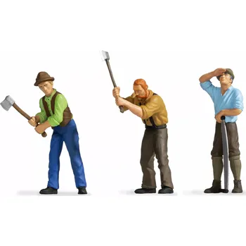 Modelářství Postavičky Dřevorubci G - Noch 17333 (Zahradní železnice)