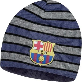 Čepice Numberoplus Dětská fotbalová pletená čepice - FC Barcelona Modrá Univerzální