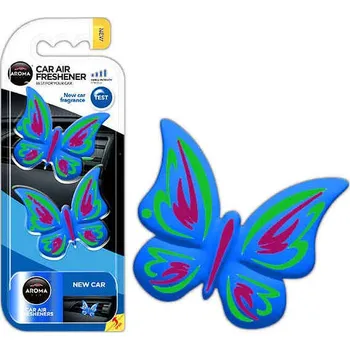 Autokosmetika Osvěžovače vzduchu AROMA FANCY SHAPES BUTTERFLY New Car