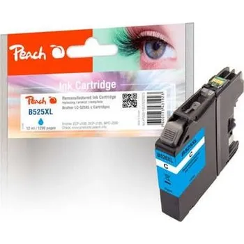 PEACH kompatibilní cartridge Brother LC-525XL, Cyan, 12 ml - 320075