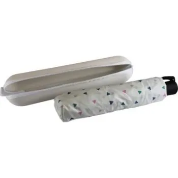 Q Home Deštník automat-bílý s trojúh