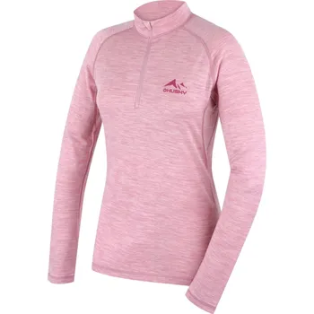Dámské termo triko HUSKY MEROW ZIP L FADED PINK L