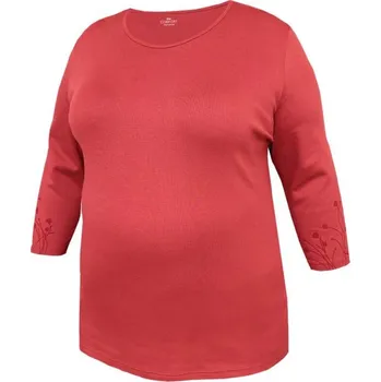 Dámské tričko Dámské tričko, 3/4 rukáv KUDESA 881 červená 3XL