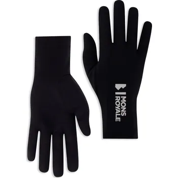 Rukavice rukavice MONS ROYALE VOLTA MERINO GLOVE LINERS black Velikost: XL