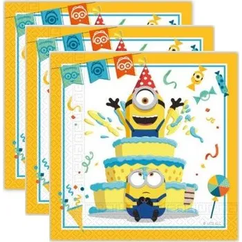 Procos Papírové ubrousky Mimoni Padouch přichází 20 ks