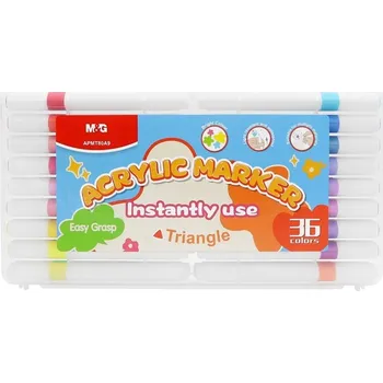 Akrylové fixy M&G Triangle, 36ks