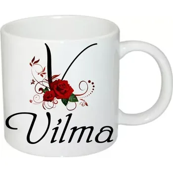 Vilma hrnek se jménem (hrneček s dámským jménem )
