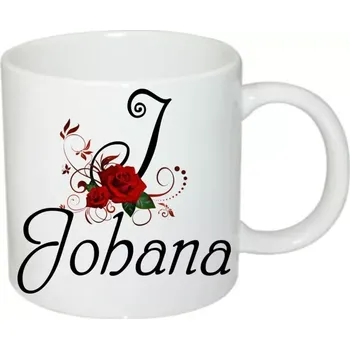 Johana hrnek se jménem (hrneček s dámským jménem )