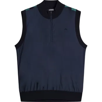 Pánská vesta J.Lindeberg vesta Max Hybrid - tmavě modrá: Pánské XXL