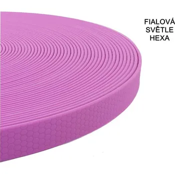Vodítko pro psa Biothane Stopovačka 13 mm Hexa - světle fialová Délka: 10 m