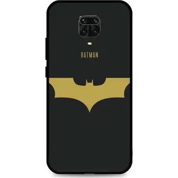 Pouzdro na mobilní telefon Kryt Xiaomi Redmi Note 9 Pro pevný Gold Batman (obal neboli pouzdro na Xiaomi Redmi Note 9 Pro)