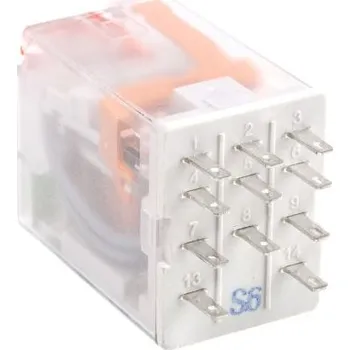 Relé Výkonové relé 3PDT zásuvné 24V ac R3N