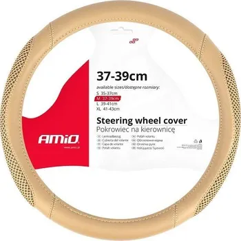 Potah na volant Potah volantu SWC-61-M 37-39cm, zlatý, AMIO