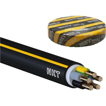 elektrický kabel Kabel CYKY-J 5x2,5 (5Cx2,5) Odběr: v balení po 100 metrech