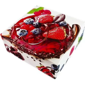 Jednorázové nádobí Krabice na dort Trento 23x10 - KartonMat