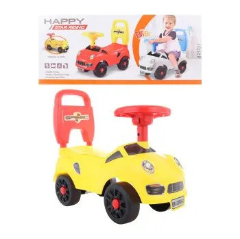 Odrážedlo Plastové odrážedlo auto o rozměru cca 49 x 42 x 21 cm. Rozměry balení cca 49,5 x 17 x 21,5 cm. Věk 3+ Odrážedlo