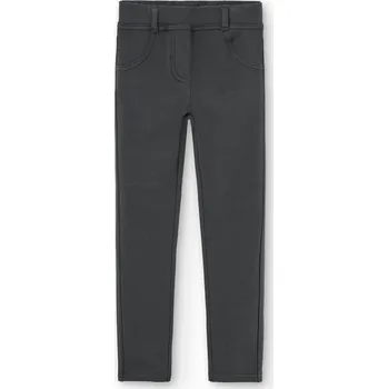 Dívčí kalhoty Kalhoty s fleesem, šedá barva, dívka, Boboli Velikosti: 128