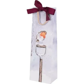 Dárková taška Dárková taška na víno Wrendale Designs "A Little Red Robin" - Červenka