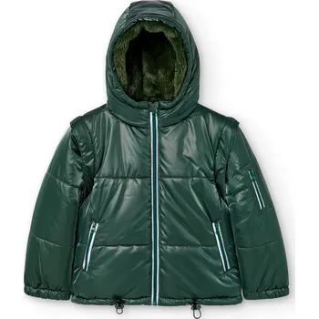 Chlapecká bunda Zimní bunda s chlupem, odepínací rukáv, vesta, kluk, Boboli Velikosti: 116