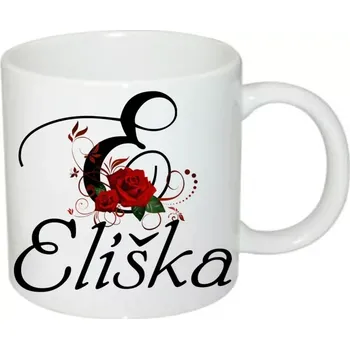 Eliška hrnek se jménem (hrneček s dámským jménem )