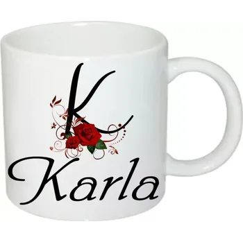 Karla hrnek se jménem (hrneček s dámským jménem )