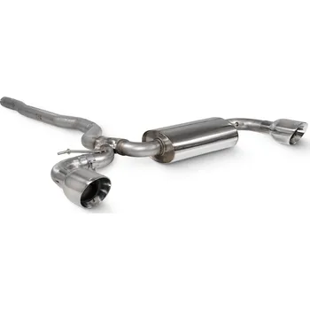 GPF-back výfuk Scorpion pro Mini Clubman F54 Cooper S 19- Daytona stříbrná