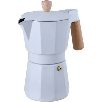 Moka konvice Bergner Konvice na espresso 3 šálky bílá Naturally BG-38195-WH