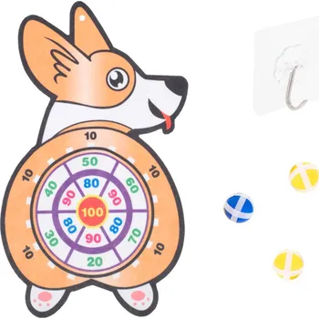 Terč na šipky Hra se šipkami na suchý zip bezpečný terč pro šipky corgi