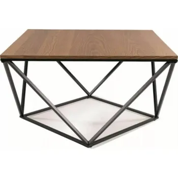 Konferenční stolek Stolek konferenční černý/ořech SILVER A