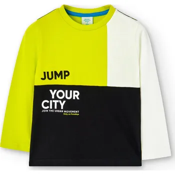 Chlapecké tričko Tričko s dlouhým rukávem, kombinace barev, nápisy, Boboli Velikosti: 152