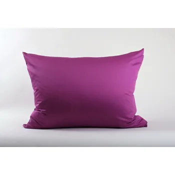 Povlečení Povlak na polštář 70x90 cm - bavlněný satén - fialový