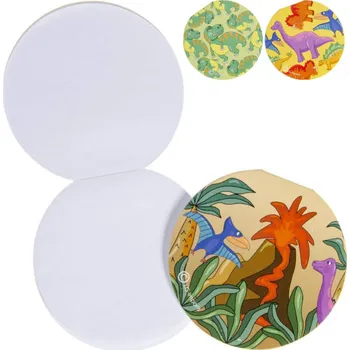 Blok Notes kulatý dětský bloček Dinosauři 30 listů 8cm 3 druhy | 65554