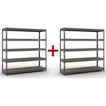 Dílna Policový regál 200x60x200 cm 5