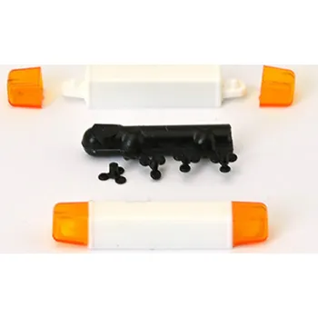 autíčko Czech Auto Legends Maják Hella Light Old - bílý/oranžový - stavebnice CAL 1:43 Výstražný maják Hella Light Old