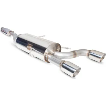 Resonated cat-back výfuk Scorpion pro Renault Clio MK2 2,0 182 03-06 Daytona stříbrná
