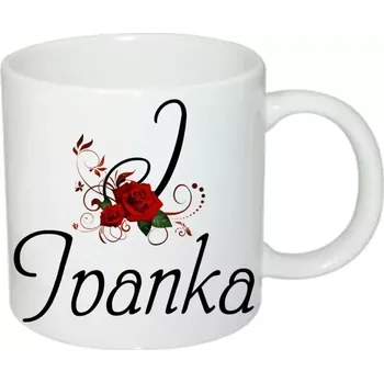 Ivanka hrnek se jménem (hrneček s dámským jménem )