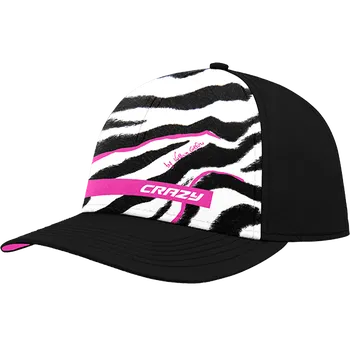 Čepice CRAZY CAP BRO BLACK-ZEBRA (Kšiltovka ve stylovém designu na sport i volný čas)