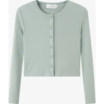 Dámský žebrovaný set Velikost: M, Barva (Varianta): Green Rib Cardigan