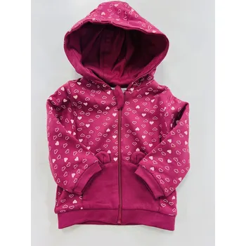 Jacky Mikina vínové barvy se srdíčky Velikosti: 56