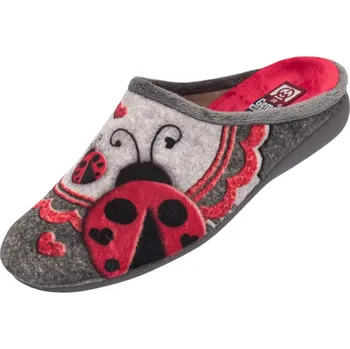 Dámské pantofle DÁMSKÉ PANTOFLE GEMA 5046-021 REDONDO ČERVENÁ Barva: Červená, Velikost: 40