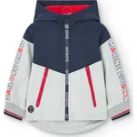 Bunda s kapucí, šedo modrá bunda, kluk, Boboli Velikosti: 116