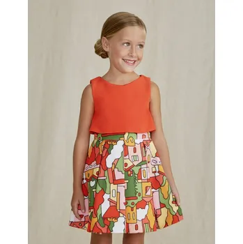 Dámské šaty Společenské šaty Crepe - červené Velikosti: 128