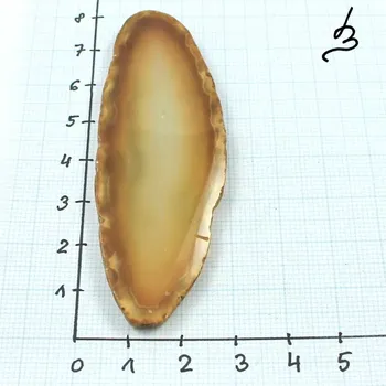 Materiál na výrobu šperku Achát plátek přírodní nebarvený A26