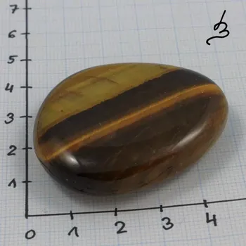 Materiál na výrobu šperku Tygří oko - placka č. 5