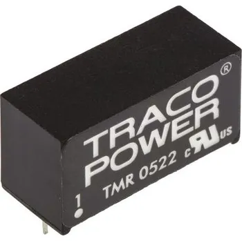 Měnič napětí DC-DC převodník 2W, výstup: ±12V dc 83mA 1.6kV dc, Vin 4,5 → 9 V DC