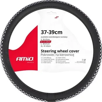 Potah na volant Potah volantu SWC-60-M 37-39cm černý, AMIO