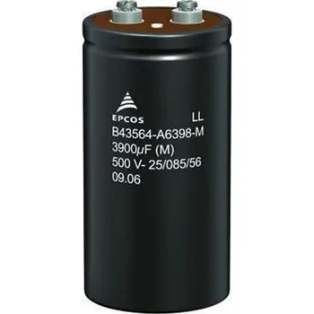 Kondenzátor, řada: B41456 0.15F ±20procent 4mΩ 16V dc, Šroubová svorka Hliníkové elektrolytické EPCOS