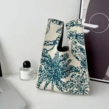 Kabelka Ručně pletená mini dámská kabelka | Taštička pro ženy - 03